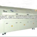 GSD-L8 large size eight zones smt reflow oven cost, To be the best manufacturers in china