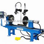 automatic double circumferential seam welding machine with PLC control