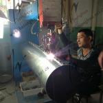 Solar Water Heater Production Line argon arc welding
