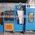Fine wire drawing machine with annealer