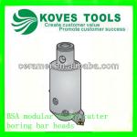 boring system BSA modular bevel cutter boring bar heads