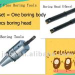 Finish Boring Tools Set Including 10 units Boring Bars Small Boring Range from 6mm to 50mm