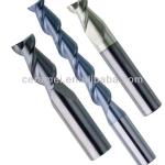 2T carbide end mill with coating long length flat bottom end mill