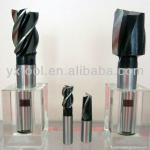 HSS super hard end mill with morse Taper Shank for Aluminium Alloy