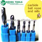 2 FLUTE SOLID BALL NOSE CARBIDE END MILLING CUTTER