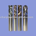 Micro grain carbide end mill