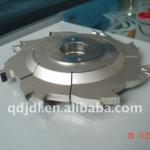 PCD woodworking profile cutter on woodworking machine