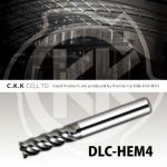 DLC-HEM4 - DLC coating solid carbide square end mill / cutting tool