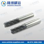 flattened solid carbide end mill for high-performance processing