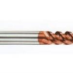 4F End Mills Processing less than HRC 58 Miniature Deep Groove