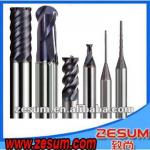Long life AlTiN coating straight end mill cutter