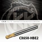 CX650-HBE2 - solid carbide ball End mill / cutting tool