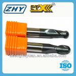 2 Flutes Solid Carbide Ball Nose End Mill For Milling Machine-