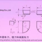 GB Brazed Carbide Tips for making periphery turning tools,boring tools and end turning tools