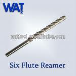 6 Flute Straight Shank Machine Reamer