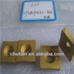 high quanlity manufactory gold coating carbide spub milling INSERT