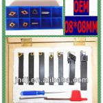 OEM set cutting tools with spare set carbide inserts 08*08mm