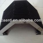 Dustproof accordion shield for CNC machine