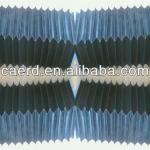 flexible accordion type machine guide shield