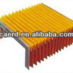 flexible accordion type guide shield for cnc machine