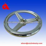 Polished precision casting stainless steel handwheels