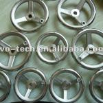 OEM stainless steel handwheel with spokes