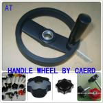 handle wheel with corrvgated back inside / double-spoke handwheels