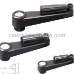 Folding crank handle made in caerd