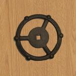Ductile cast iron straight three-spoke handwheel for valve(manufacturer)
