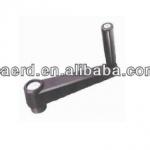 Folding crank handle made in caerd