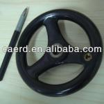 bakelite Hand wheel with three-spoke-