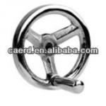 Cast iron chrome plated handwheel made in caerd