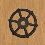 Cast iron machine handwheel