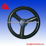 agriculture machine handwheel with rubber coated