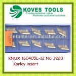 Korloy indexable turning insert KNUX 160405L-12 NC 3220
