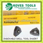 Indexable drill tool parts DFT 070408 kennametal drilling insert