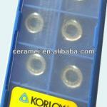 Round turning insert for aluminum RCGT1003 MO AK 5R Korloy carbide inserts