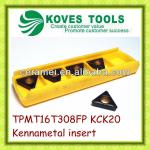 HOT SALE TPMT16 Kennametal carbide indexable turning insert