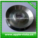 Ceramic coated pulleys/ guide pulley/V-grooved aluminium pulley/rolls for wire drawing