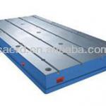 T-slot cast iron working platform