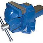 SHE Type Vise SHE-100 with Jaw Width 4&quot; and Max. opening 4&quot;