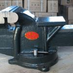 high quality best price anvil swivel base painted heavy duty bench vice