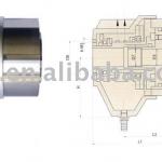 RF070005 P23 rotating hydraulic cylinder with through nole