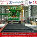 Passing through shot blasting machine /sand blasting machine