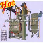 Q37 hanger shot blasting machine for steel frame rust removal