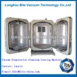 Vacuum resistance evaporation plating machine for plastic parts