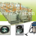 Cleaner/dust collector/dust catcher electroplating machine