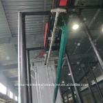 Auto continous powder coating line for wire mesh fence
