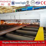 QXY4500 steel plate shot blasting painting line Namely steel plate shot blasting and painting machine