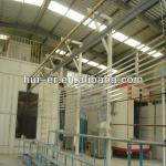 powder coating line for shelf-